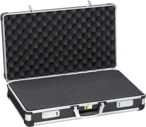 ALLIT Instrumentenkoffer, BxHxL: 34,6 x 14,2 x 60,2 cm, Aluminium/Holzfaserplatte/Kunststoff - schwarz