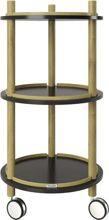 PHOENIX Beistelltisch »CARLY«, BxHxT: 40 x 79,8 x 40 cm, Holzwerkstoff - schwarz