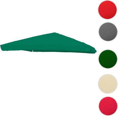 MVG Ersatzbezug »MVG-A96«, Ø 4,24 m, für Luxus-Ampelschirm MVG-A96, mit Flap - gruen