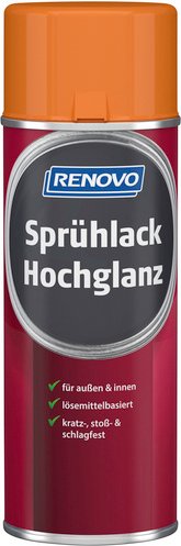 RENOVO Sprühlack, pastellorange RAL 2003, hochglänzend, 400ml
