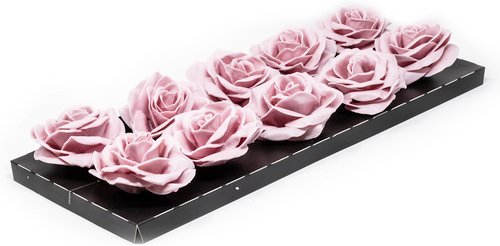 Flowerbox Wachsrose - lila