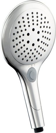 WELLWATER Handbrause »Malina«, 3 Strahlarten, chromfarben - silberfarben
