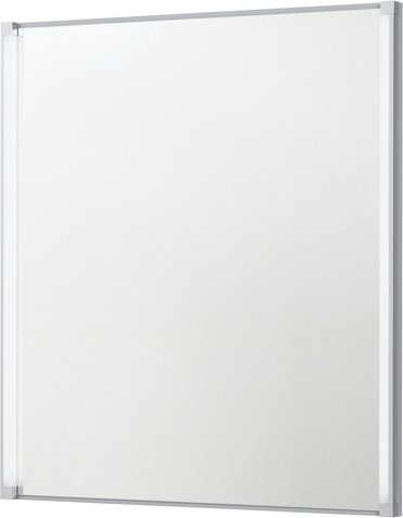 FACKELMANN Spiegelelement »LED-LINE«, BxHxT: 60,8 x 66,6 x 3,8 cm, 6000 - 6500 K, kaltweiß, 2W - grau