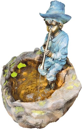 GRANIMEX Gartenfigur, bronzefarben, inkl. Pumpe, Polyresin - bunt