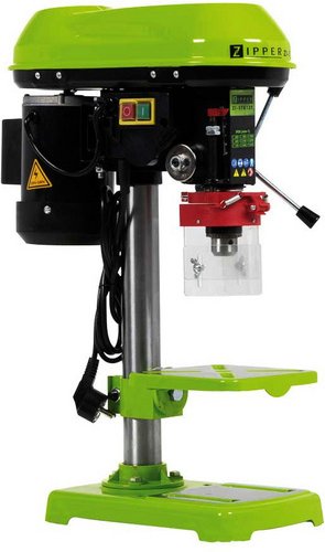 ZIPPER Ständerbohrmaschine »ZI-STB13T«, grün, Metall, 400 W, 2700 U/min - gruen