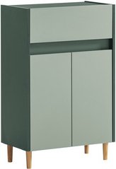SCHILDMEYER Highboard »Lovis«, BxH: 57 x 90,3 cm, waldgrün - gruen