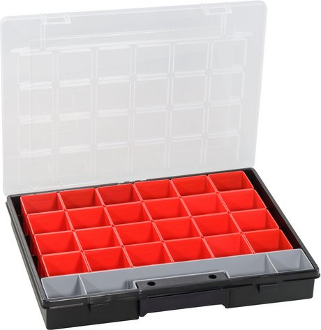 ALLIT Sortimentskasten »EuroPlus Flex «, Schwarz