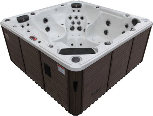 Canadian Spa Whirlpool »Niagara AI«, 228 x 228 x 99 cm, 7 Personen, mit Soundsystem und LED - braun