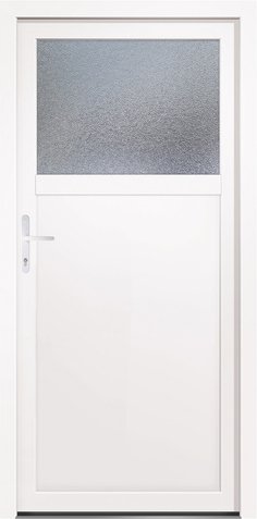 RORO Nebeneingangstür »Hamburg«, BxH: 98 x 198 cm, Kunststoff - weiss