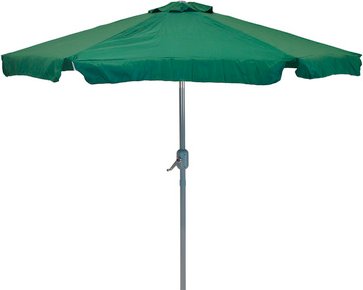 MERXX Sonnenschirm, ØxH: 180 x 268 cm, Polyester/Aluminium, grün - gruen