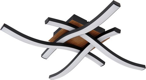 GLOBO LIGHTING Deckenleuchte, inkl. Leuchtmittel - schwarz