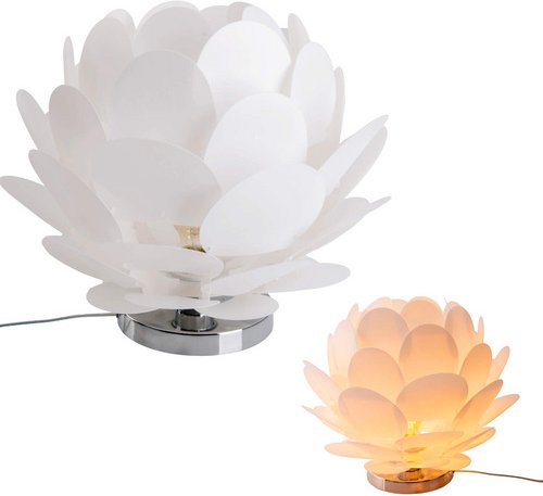 Thumbnail - NÄVE Tischleuchte »Fora«, BxL: 410 x 410 mm, ohne Leuchtmittel - weiss