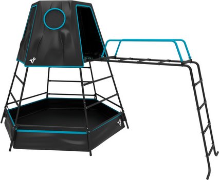 TP Toys Klettergerüst, Stahl, schwarz