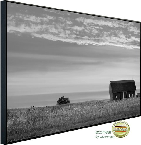 Thumbnail - papermoon Infrarotheizung »EcoHeat - Farm Schwarz + Weiss«, Matt-Effekt - bunt