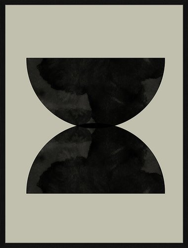 ANY IMAGE Digitaldruck »Oben Auf«, Rahmen: Buchenholz, Schwarz