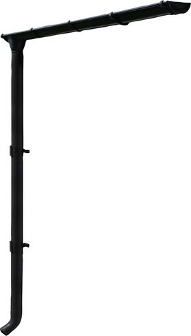 SKANHOLZ Regenrinnenset, Stahl, B x H: 78,5 x 251 cm - grau