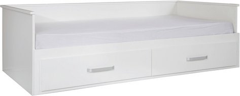 roba Tagesbett, (BxL): 97,5 cm x 207 cm, Holz, weiß - weiss