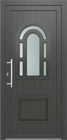 KNOCK Kunststoff-Haustür »Robusto«, grau