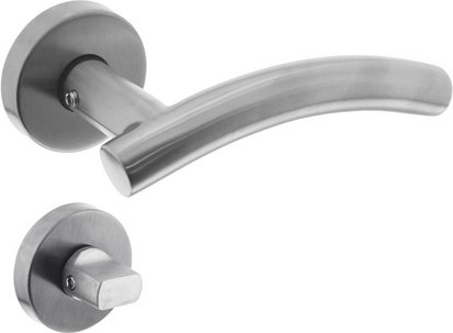 Intersteel Türdrücker »gebogen«, D.50x10 mm WC 8 mm stift