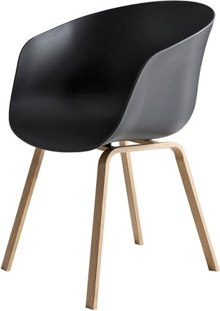 SalesFever Stuhl, Höhe: 77,5 cm, schwarz, 2 stk