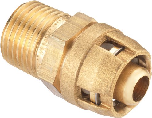 CORNAT Steckkupplung, 1/2", Messing - goldfarben