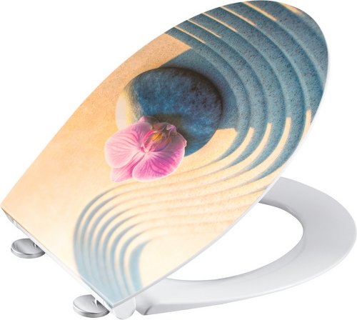 WELLWATER WC-Sitz »Zen«, Duroplast, mit Absenkautomatik - bunt