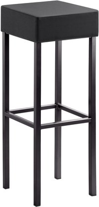 Mayer Sitzmöbel Barhocker »1136«, BxH: 34 x 92 cm, Mikrofaser, anthrazit - grau