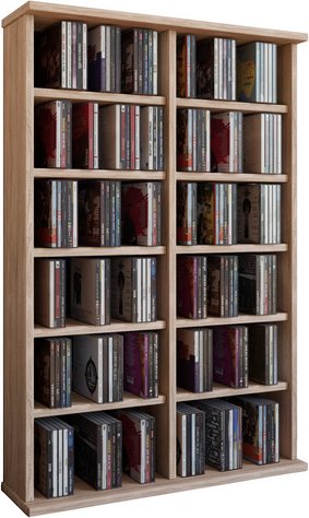 VCM Regal »Ronul«, BxHxL: 18 x 91,5 x 60 cm, Holzwerkstoff - braun