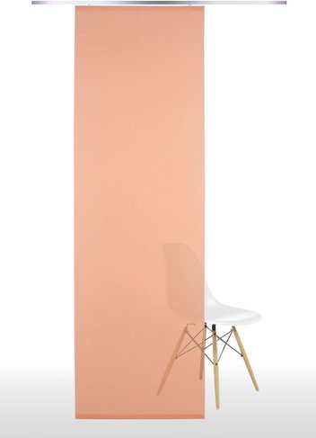 LIEDECO Schiebevorhang, BxHxL: 60 x 245 x 245 cm, Uni - gelb