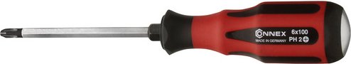 Thumbnail - CONNEX Schraubendreher, Klingenlänge: 100 mm, Metall, PH, 200g - rot