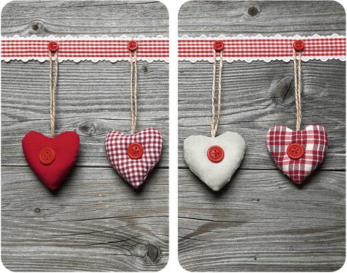 WENKO Herdabdeckplatte, mehrfarbig, gehärtetes Glas/Kunststoff - bunt