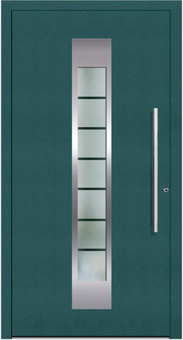 KNOCK Aluminium-Haustür »Terra Nova«, moosgrün - gruen