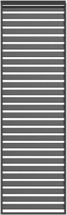 Mr. GARDENER Pergola-Lamellenwand, Höhe: 236 cm, anthrazit, pulverbeschichtet - grau