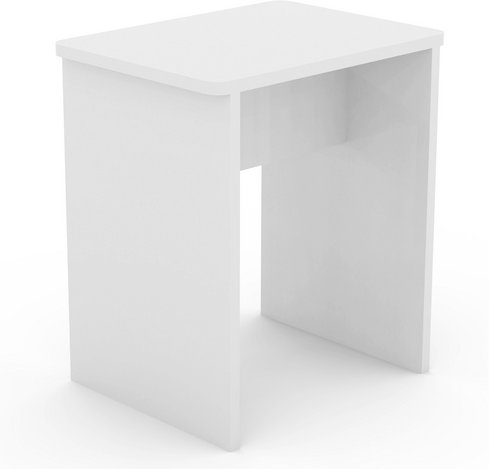 VCM Hocker, BxHxT: 40 x 45 x 30 cm - weiss
