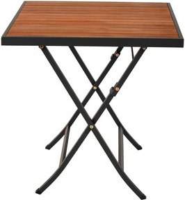 MERXX Gartentisch »Patmos«, LxBxH: 70 x 70 x 73 cm - grau