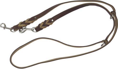 HEIM Hundeleine, 1,6/ 200cm, Leder, Natur | Braun