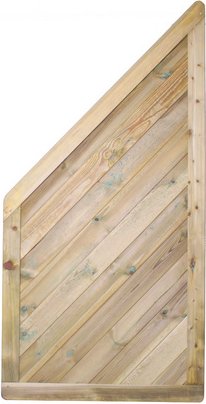 Mr. GARDENER Sichtschutzelement »Rügen«, Kiefernholz/Fichtenholz, LxH: 90 x 180 cm - beige