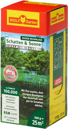 WOLF GARTEN Premium-Rasengräser-Samen »Supra LP« - gruen