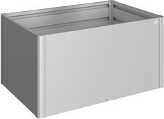 Thumbnail - BIOHORT Hochbeet, 1,06 l, rechteckig - silberfarben