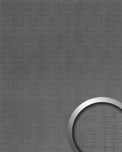 wallface Dekorpaneele, Metalloptik, gepraegt - grau