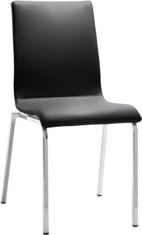 Mayer Sitzmöbel Stuhl »2120«, BxL: 47 x 54 cm, Stahl/Stoff - grau