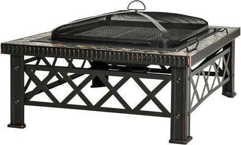 Thumbnail - Outsunny Feuerschale, Höhe: 47 cm, schwarz