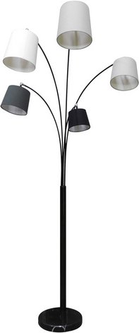 SalesFever Bogenstandleuchte, E14, Höhe: 213 cm