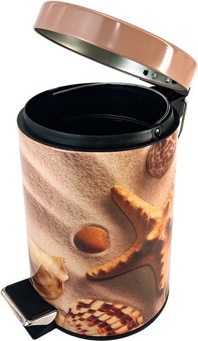 Sanilo Kosmetikeimer »Sanibel«, 3,0L, Beige, Rund