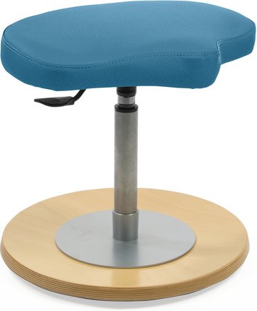 Mayer Sitzmöbel Hocker »1169«, Breite: 42 cm, höhenverstellbar, Polyester, blau