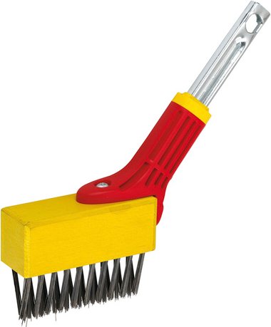 WOLF GARTEN Fugenbürste »FB-M«, BxL: 9 x 20 cm, Stahl/Holz - rot