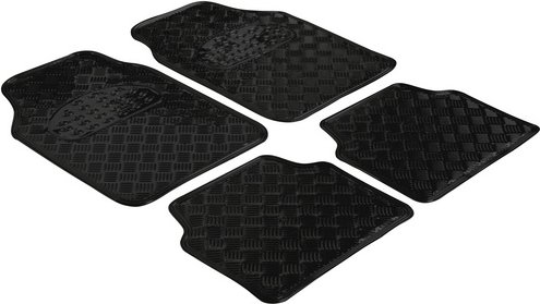 WALSER Autogummimatte, Kautschuk - schwarz