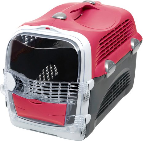 CATIT Transportbox »Cabrio«, rot / grau
