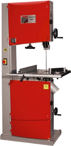 HOLZMANN-MASCHINEN Holzbandsäge »HBS470PROFI«, 2 Geschwindigkeiten, Elektromotor, 820 m/min - rot