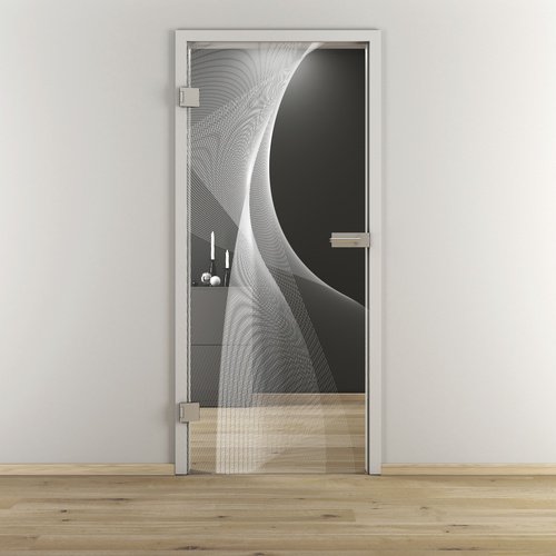 NOVADOORS Glasdrehtür »NOVA 634«, glänzend - transparent